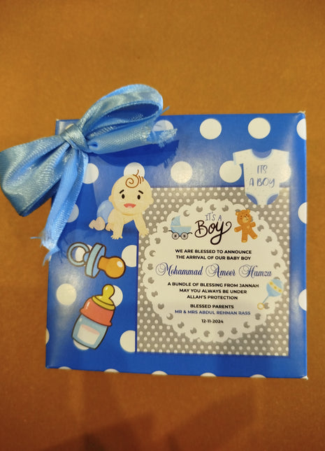 Baby Birth Announcement Boxes in Pakistan | Customized Methai & Sweet Boxes – Lowest Price
