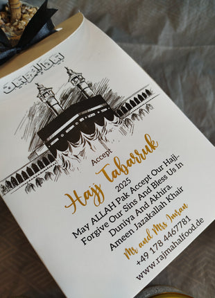 Hajj and Umrah Tabarruk Gift Bags - Flap Style - Customizable | Affordable | Fast Delivery