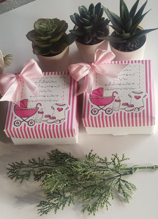 Baby Birth Announcement Boxes in Pakistan | Customized Methai & Sweet Boxes – Lowest Price