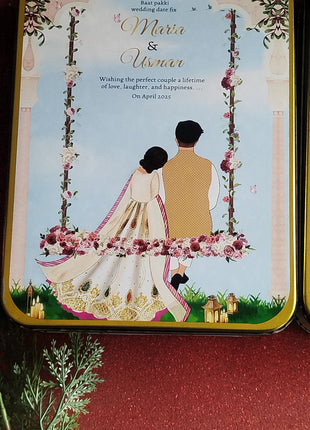 Customized Tin Bid Boxes in Pakistan – Affordable Wedding & Nikkah Gift Packaging | Printasy Pakistan