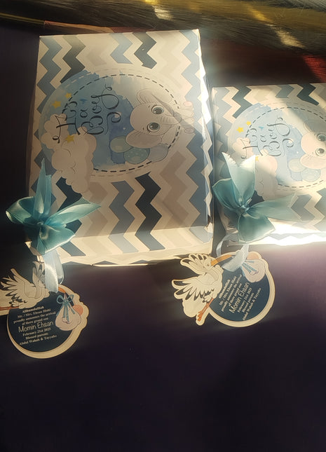 Baby Birth Announcement Boxes in Pakistan | Customized Methai & Sweet Boxes – Lowest Price