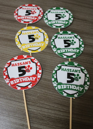Cup Cake topper With Stick