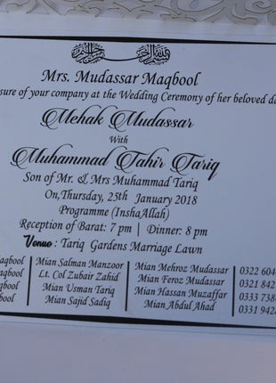 Customized Wedding Cards