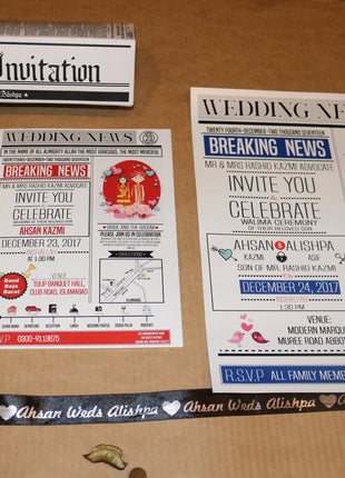 Customized Wedding Cards