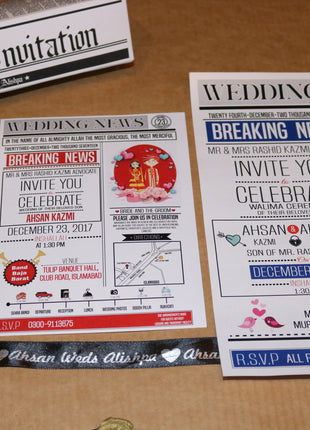 Customized Wedding Cards