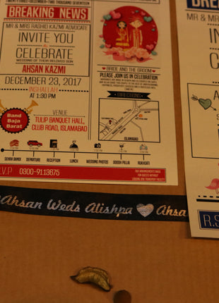 Customized Wedding Cards