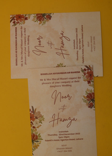 Customized Wedding Cards