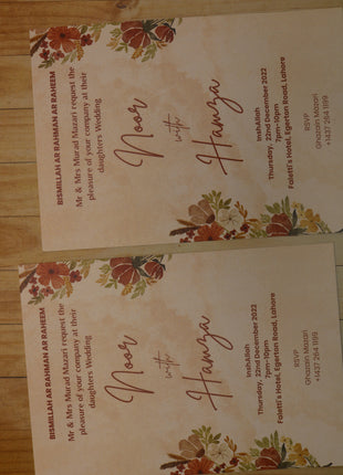 Customized Wedding Cards