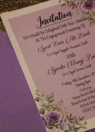 Customized Wedding Cards
