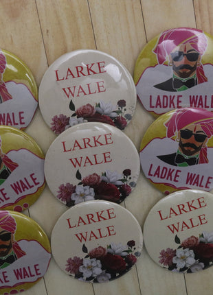 Customized Wedding Badges