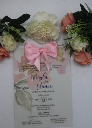 Customized Wedding Card