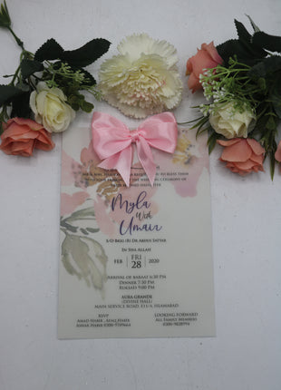 Customized Wedding Card
