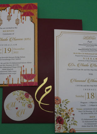 Customized Wedding Cards