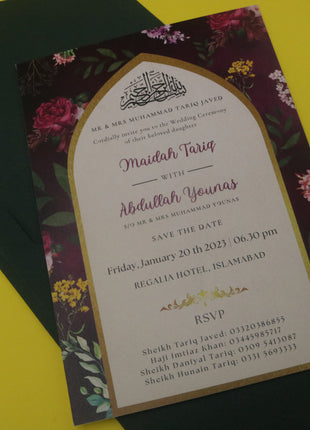 Customized Wedding Cards