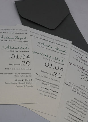 Customized Wedding Cards