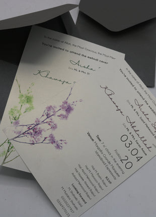 Customized Wedding Cards