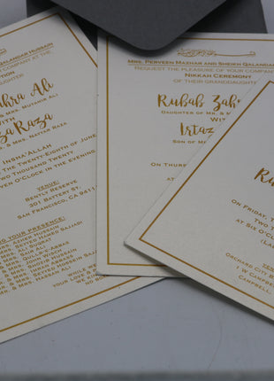 Customized Wedding Cards