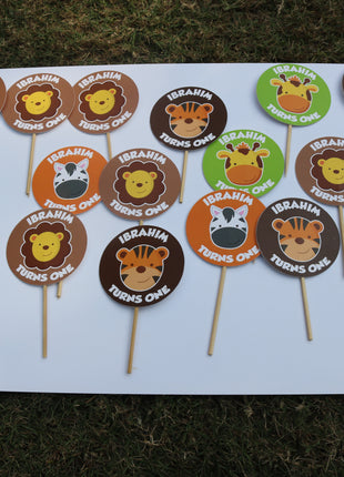 Cup Cake topper With Stick