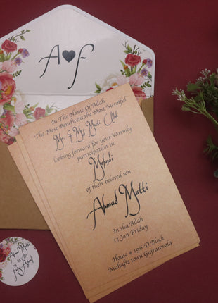 Customized Wedding Cards