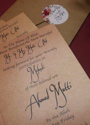 Customized Wedding Cards
