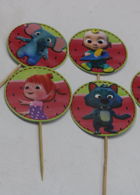 Cup Cake topper With Stick