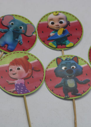 Cup Cake topper With Stick