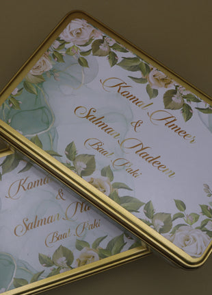 Customized Tin Bid Boxes in Pakistan – Affordable Wedding & Nikkah Gift Packaging | Printasy Pakistan