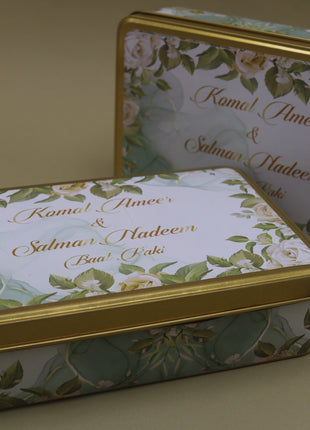 Customized Tin Bid Boxes in Pakistan – Affordable Wedding & Nikkah Gift Packaging | Printasy Pakistan