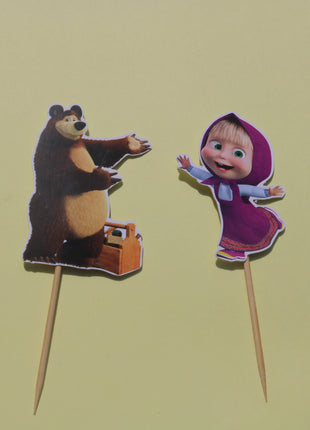 Cup Cake topper With Stick