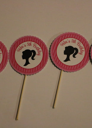Cup Cake topper With Stick