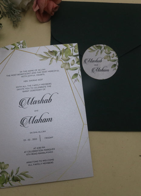 Customized Wedding Cards