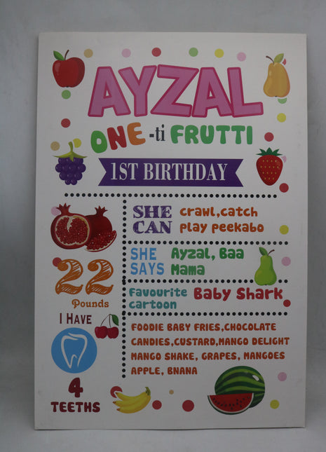 Welcome Board