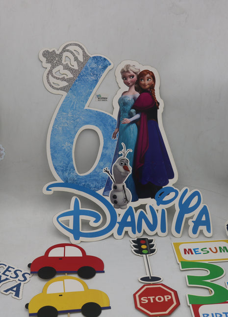 Cup Cake topper With Stick
