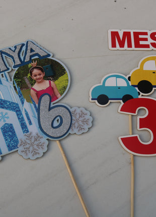Cup Cake topper With Stick