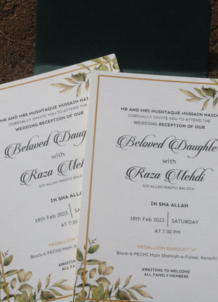 Customized Wedding Cards