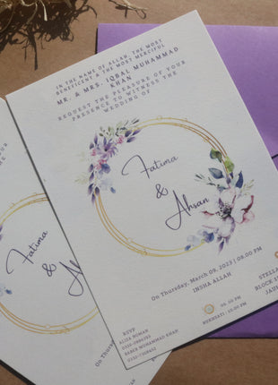 Customized Wedding Card