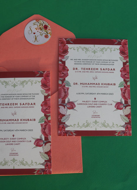 Customized Wedding Card