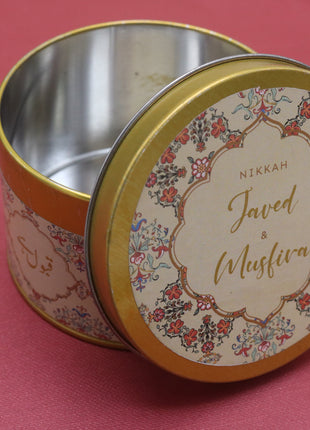 Customized Tin Bid Boxes in Pakistan – Affordable Wedding & Nikkah Gift Packaging | Printasy Pakistan