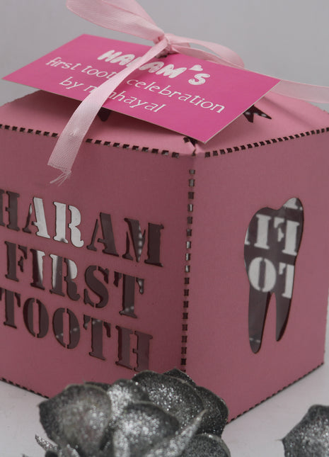 Customized First Tooth Laser Cut Boxes – Special Designs for Memorable Celebrations in Pakistan