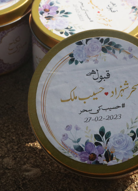 Customized Tin Bid Boxes in Pakistan – Affordable Wedding & Nikkah Gift Packaging | Printasy Pakistan
