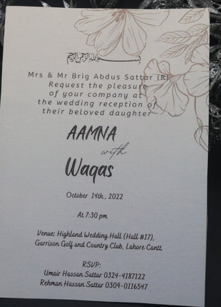 Customized Wedding Cards