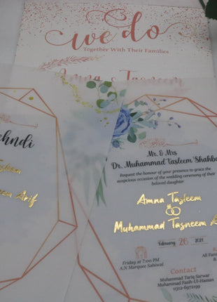 Customized Wedding Cards