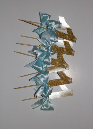 Cup Cake topper With Stick