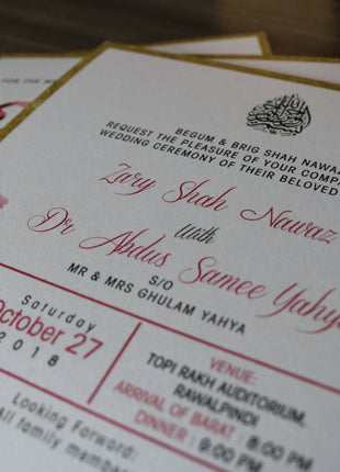 Customized Wedding Cards