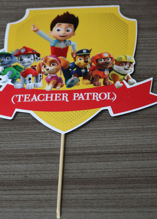 Cup Cake topper With Stick