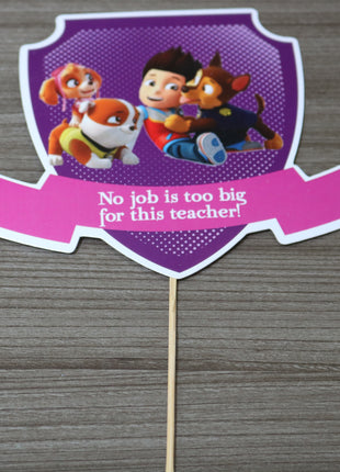 Cup Cake topper With Stick