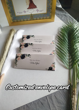 Customized Wedding Money Envelope