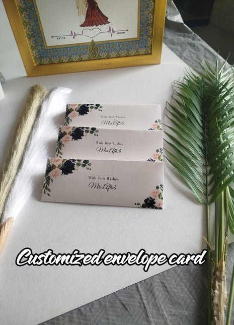 Customized Wedding Money Envelope