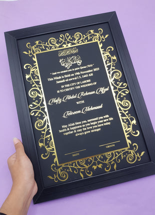 Nikkah Agreement Customized