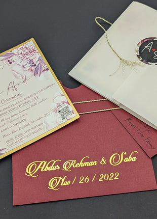 Customized Wedding Card